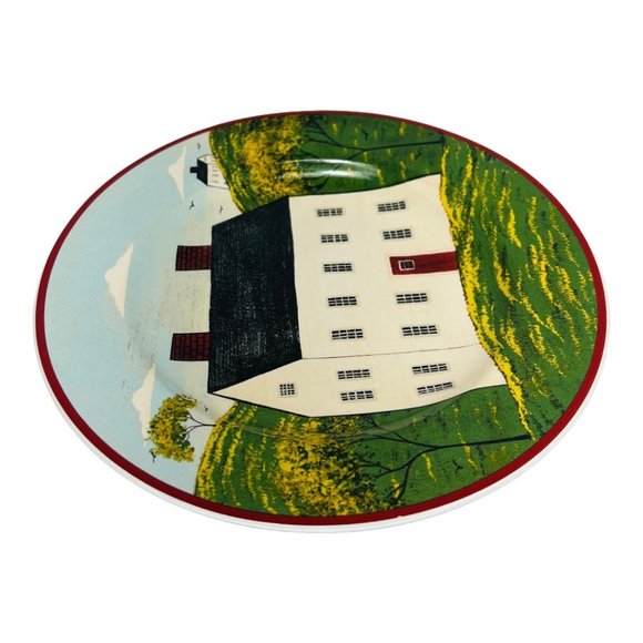 1988 Sakura Warren Kimble Country Life 8” Salad Plates Brandon House Folk Art - Picture 6 of 6